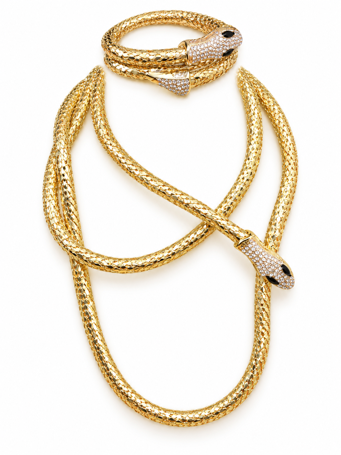 GoldSnake Kolye Bilezik Set