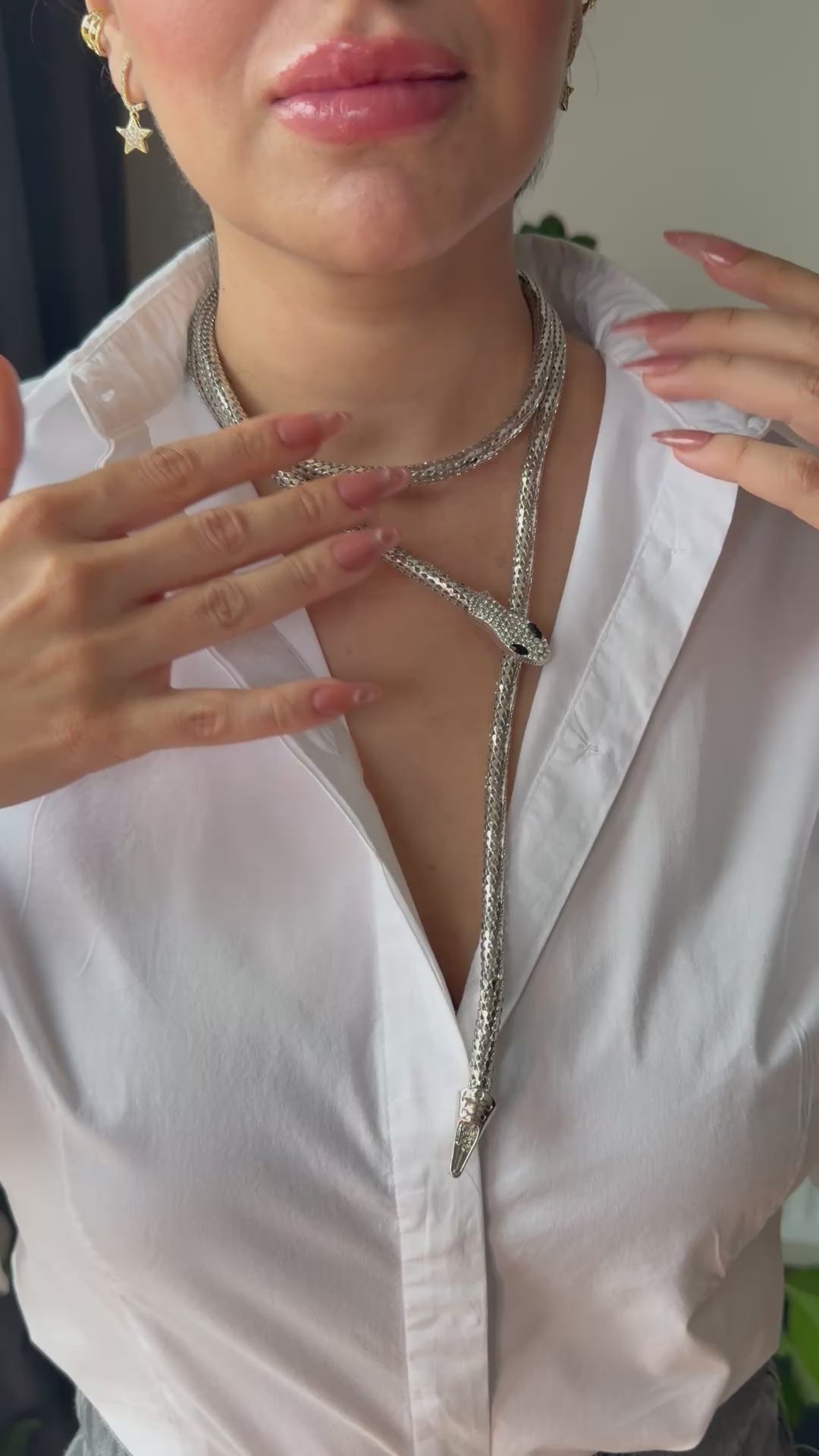 SilverSnake Kolye Bilezik Set
