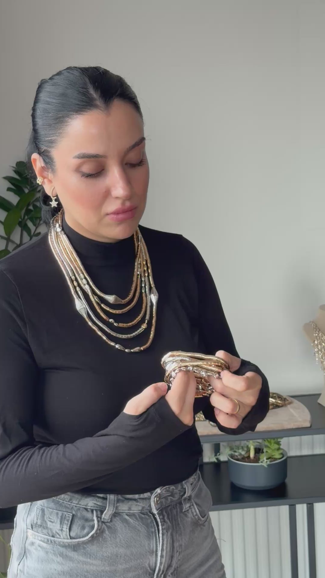Vintage Snake Kolye